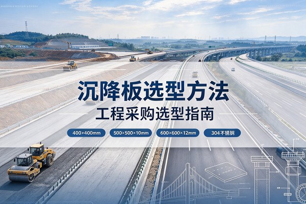 中沙群岛沉降板选择方法