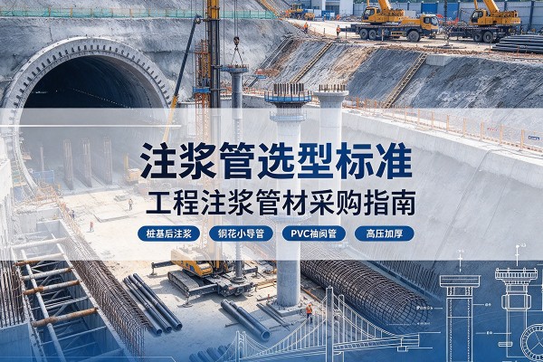 中沙群岛注浆管选型标准