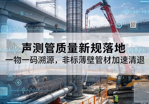 中沙群岛声测管质量新规落地，一物一码溯源，非标薄壁管材加速清退